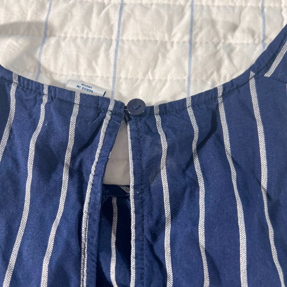 Old Navy Blue and White Striped Swing Top for Women Size M - Picture 6 of 11